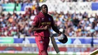 Cricket World Cup 2019: Carlos Brathwaite reprimanded for showing dissent